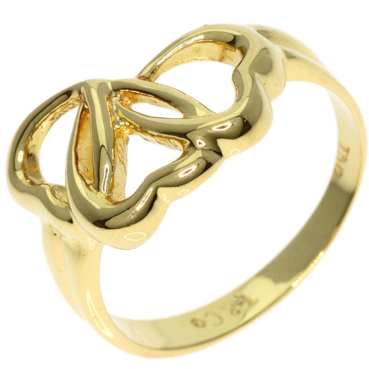 TIFFANY&Co.   Ring Triple heart K18 Yellow Gold Ladies