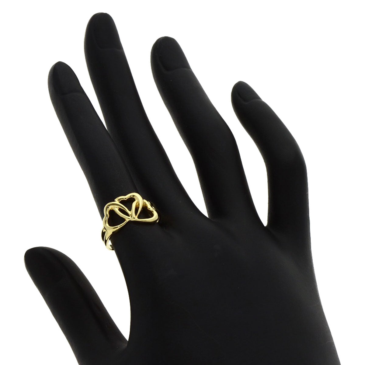 TIFFANY&Co.   Ring Triple heart K18 Yellow Gold Ladies