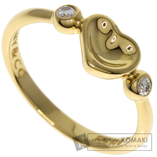 TIFFANY&Co.   Ring Full Heart 2P Diamond K18 Yellow Gold Ladies