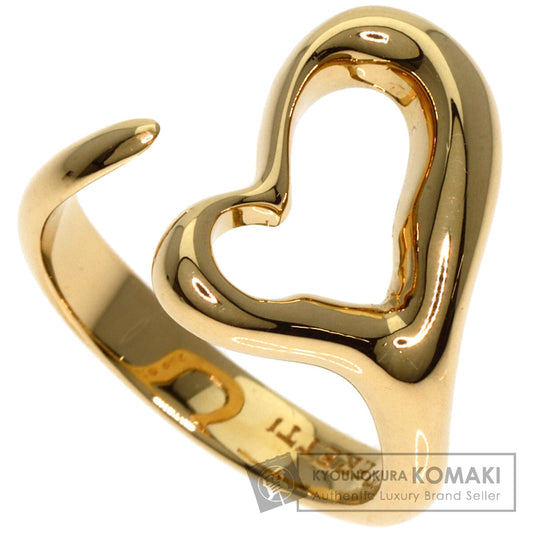 TIFFANY&Co.   Ring Open heart K18 Yellow Gold Ladies