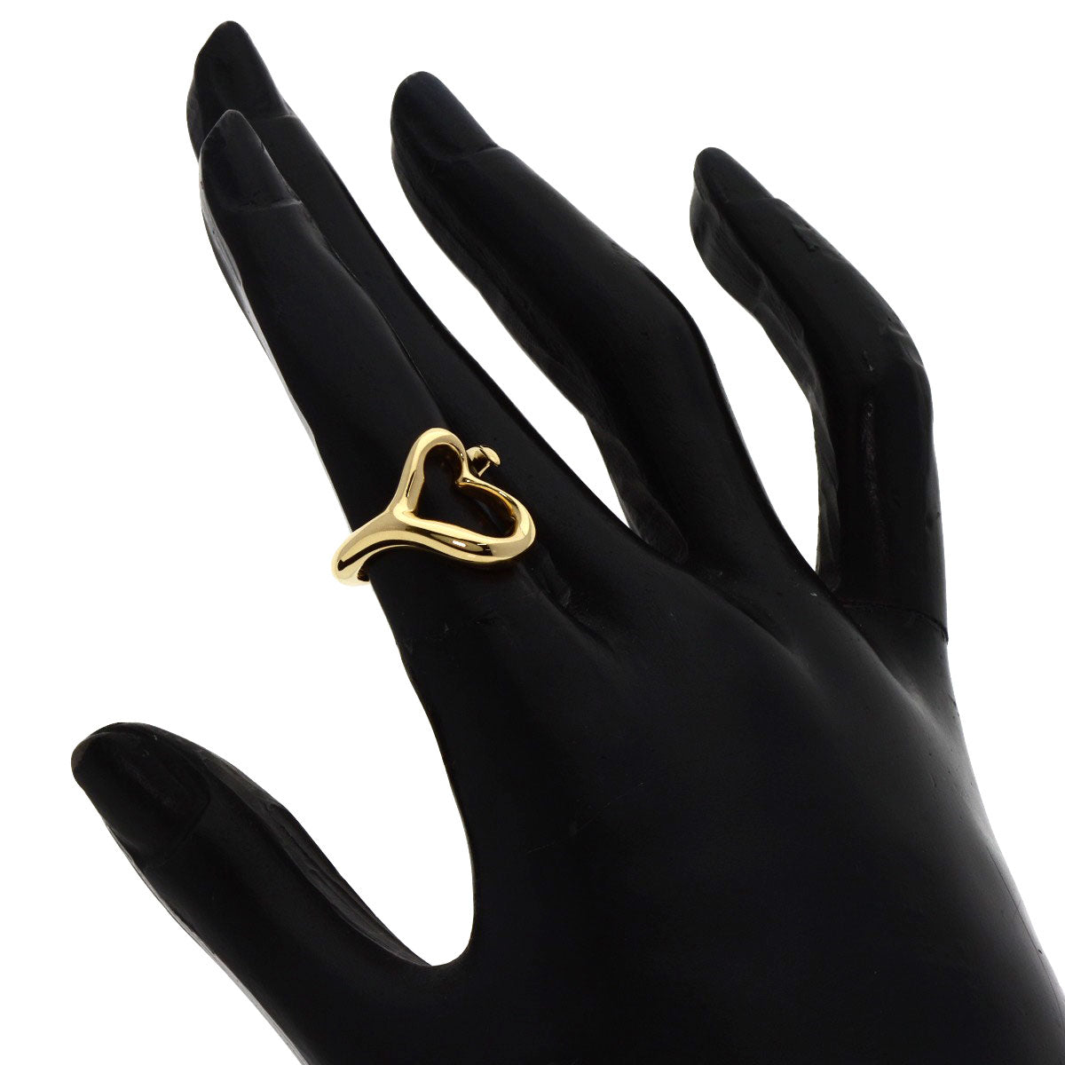 TIFFANY&Co.   Ring Open heart K18 Yellow Gold Ladies