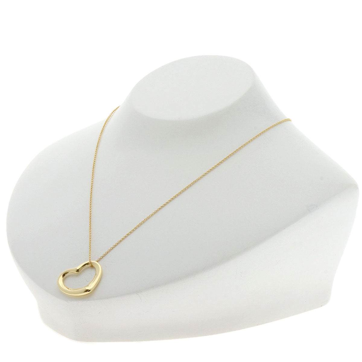 TIFFANY&Co.   Necklace Open heart K18 Yellow Gold Ladies