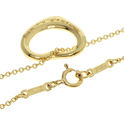 TIFFANY&Co. Open heart Necklace K18 Yellow Gold Ladies [Used]