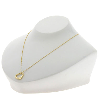 TIFFANY&Co. Open heart Necklace K18 Yellow Gold Ladies [Used]