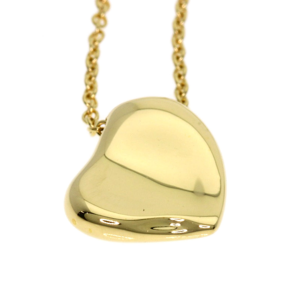 TIFFANY&Co.   Necklace Full heart K18 Yellow Gold Ladies