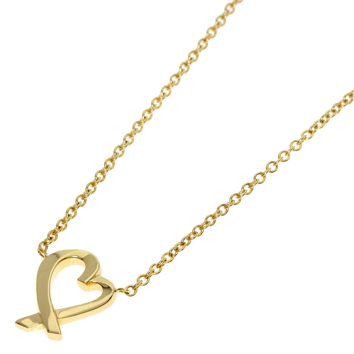 TIFFANY&Co.   Necklace Loving Heart Mini K18 Yellow Gold Ladies