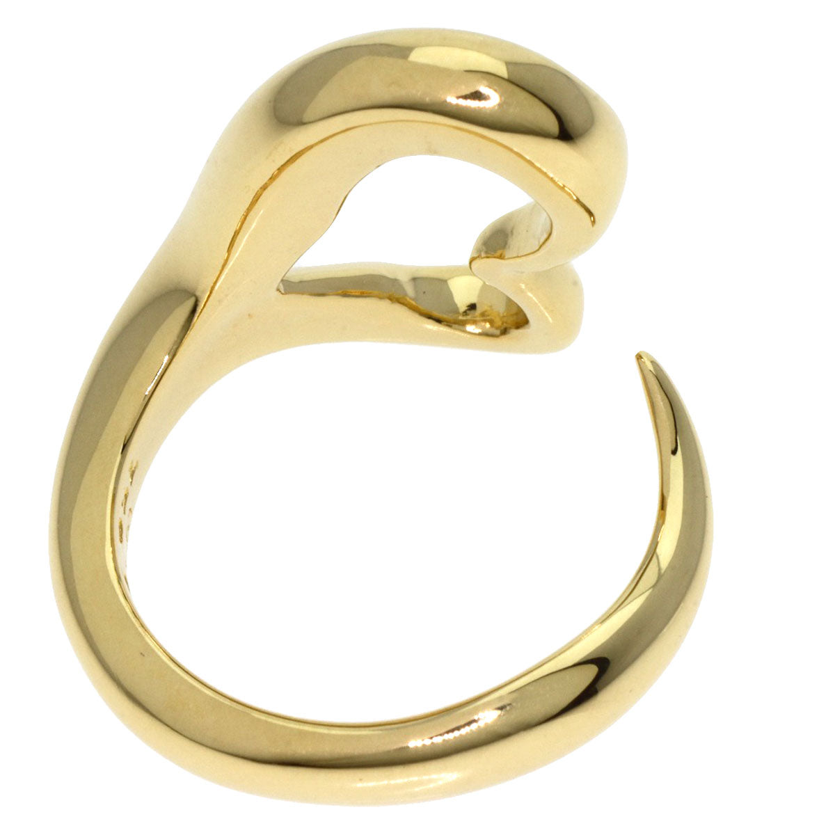 TIFFANY&Co.   Ring Open heart K18 Yellow Gold Ladies