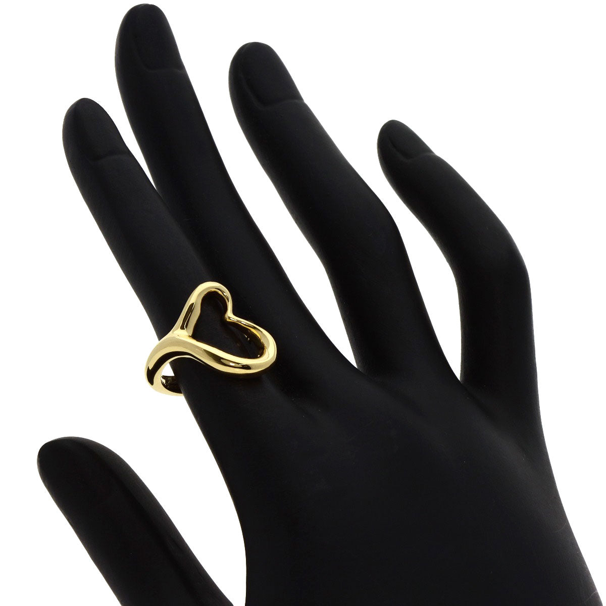 TIFFANY&Co.   Ring Open heart K18 Yellow Gold Ladies