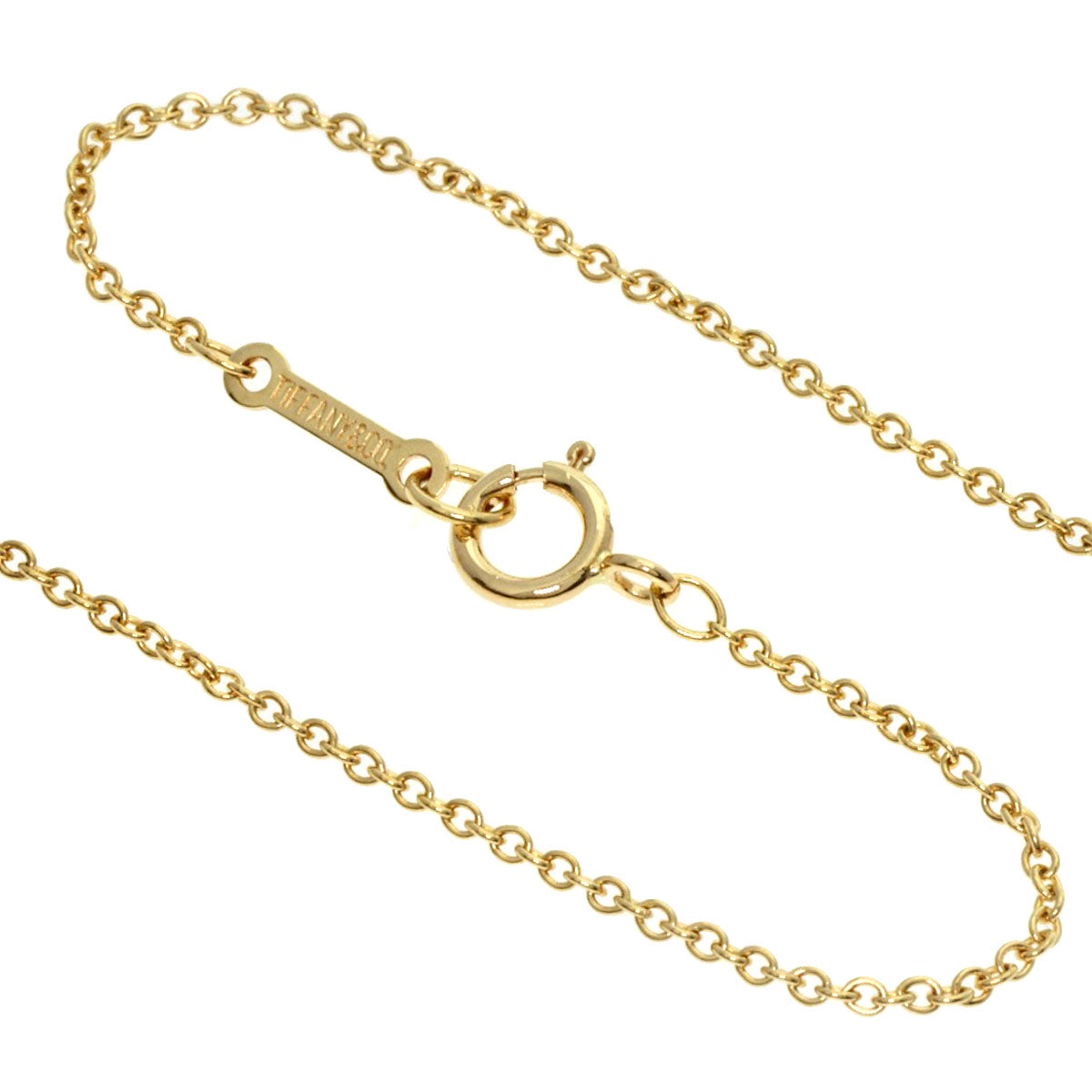 TIFFANY&Co.   Necklace Open heart K18 Yellow Gold Ladies