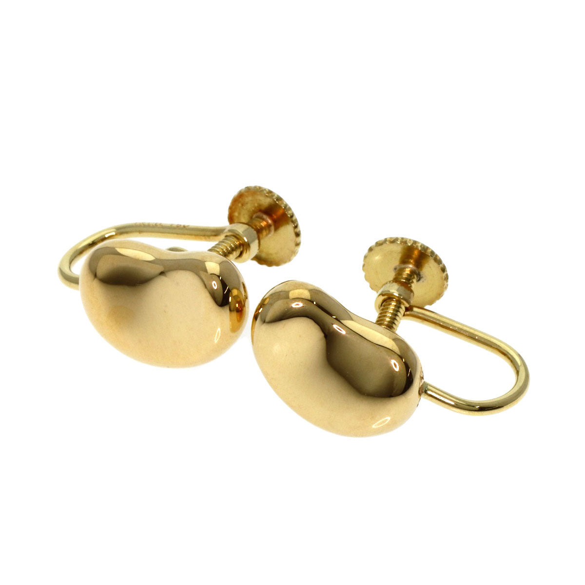 TIFFANY&Co.   Earring Bean K18 Yellow Gold Ladies