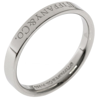 TIFFANY&Co. Flat band Ring Platinum PT950 Ladies [Used]