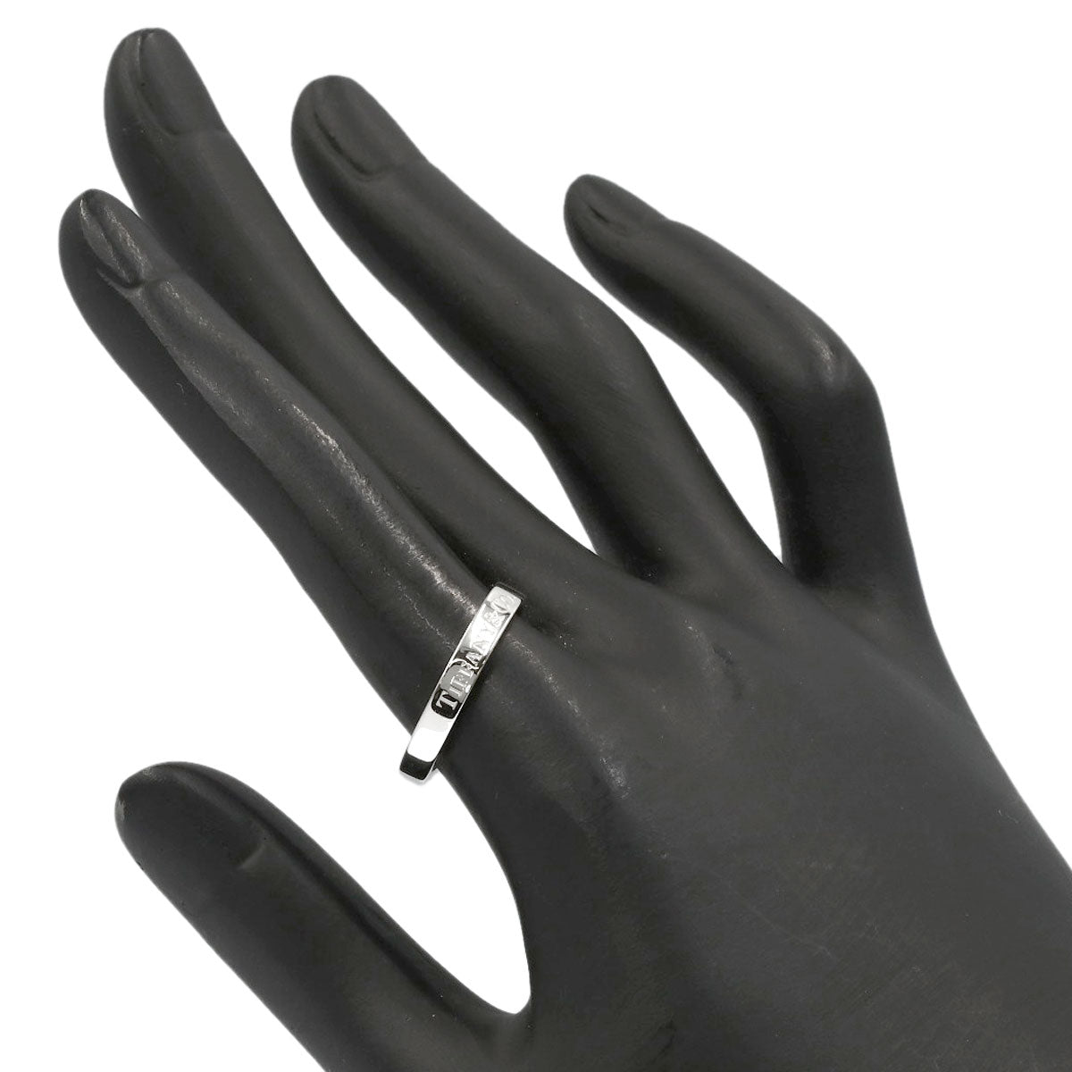 TIFFANY&Co. Flat band Ring Platinum PT950 Ladies [Used]
