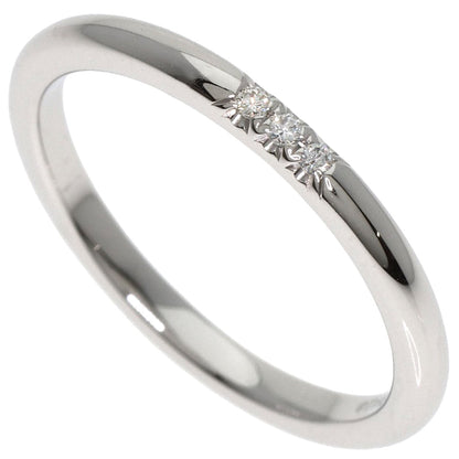 TIFFANY&Co. Forever 3P Diamond Ring Platinum PT950 Ladies [Used]