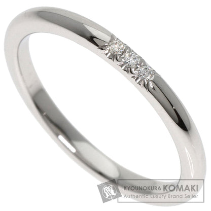TIFFANY&Co. Forever 3P Diamond Ring Platinum PT950 Ladies [Used]
