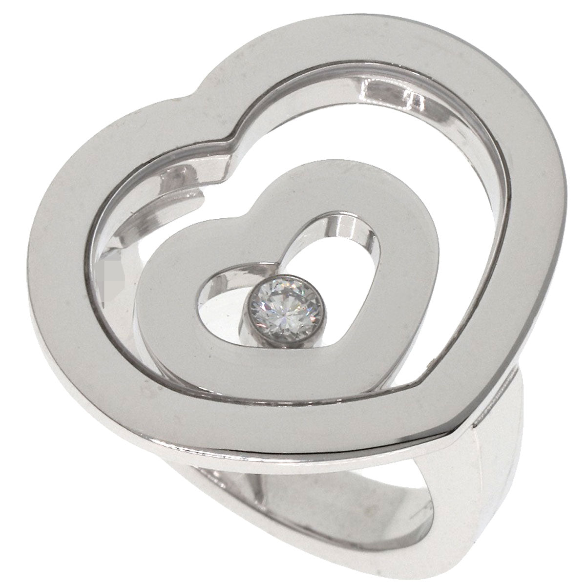 Chopard   Ring Happy Spirit Diamond K18 White Gold Ladies