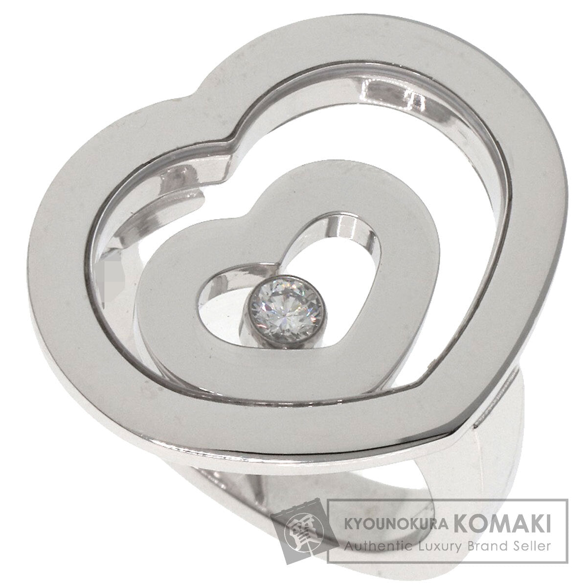 Chopard   Ring Happy Spirit Diamond K18 White Gold Ladies