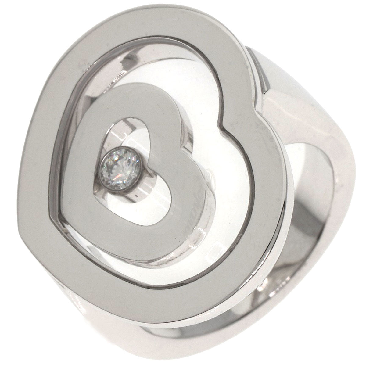Chopard   Ring Happy Spirit Diamond K18 White Gold Ladies