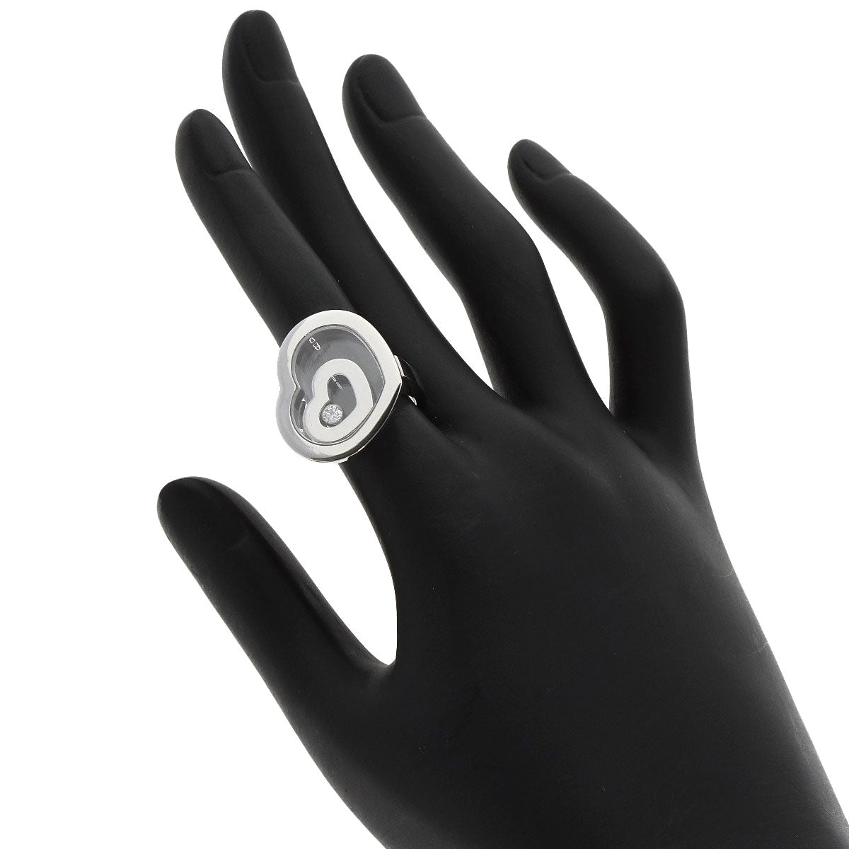 Chopard   Ring Happy Spirit Diamond K18 White Gold Ladies