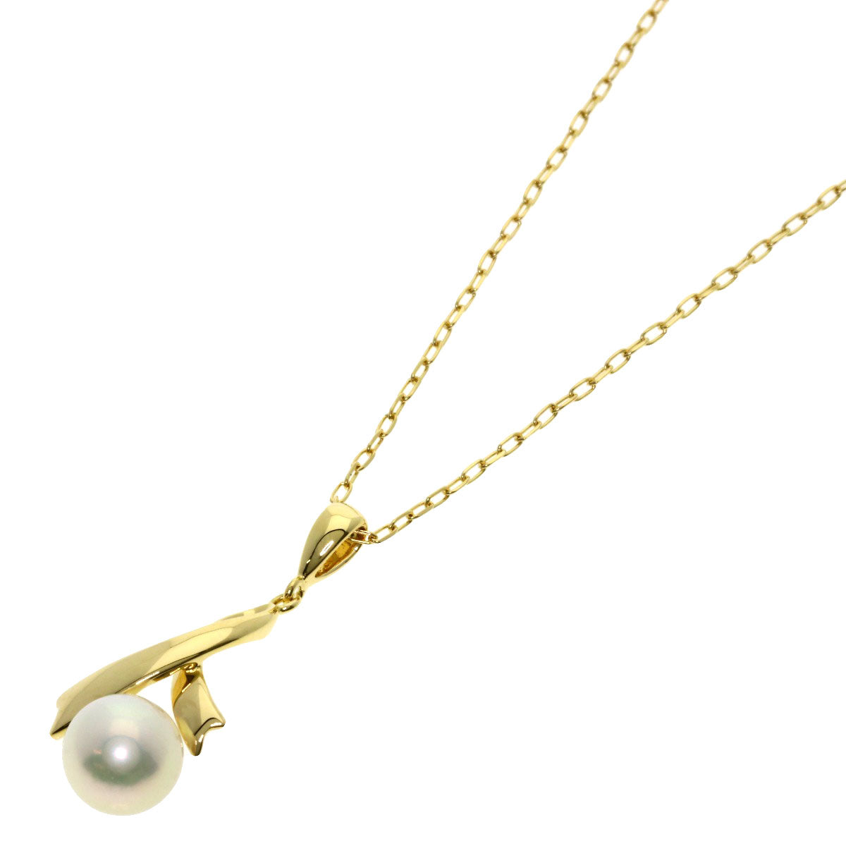 MIKIMOTO   Pearl Pearl Necklace  K18 Yellow Gold Ladies [Used]