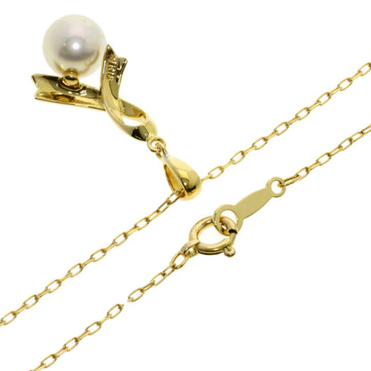 MIKIMOTO   Pearl Pearl Necklace  K18 Yellow Gold Ladies [Used]