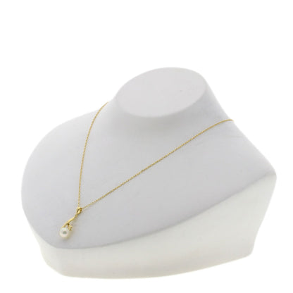 MIKIMOTO   Pearl Pearl Necklace  K18 Yellow Gold Ladies [Used]