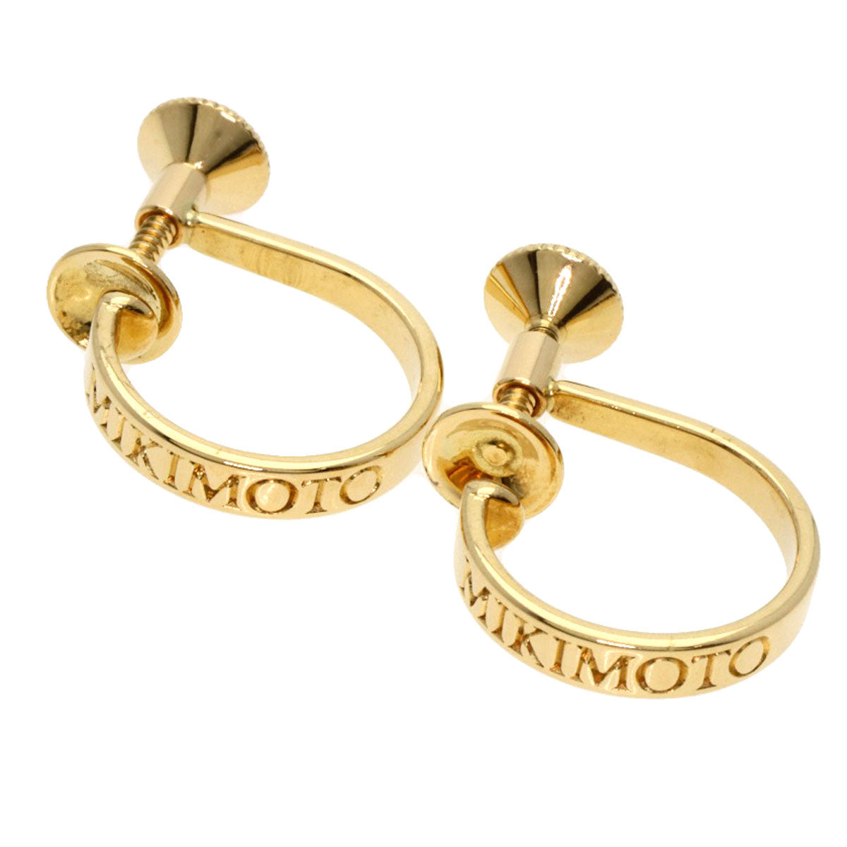 MIKIMOTO Pearl Pearl Earring K18 Yellow Gold Ladies [Used]