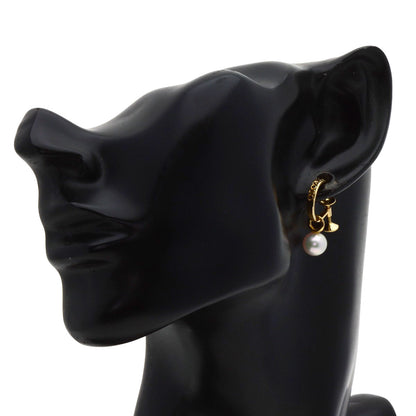 MIKIMOTO Pearl Pearl Earring K18 Yellow Gold Ladies [Used]