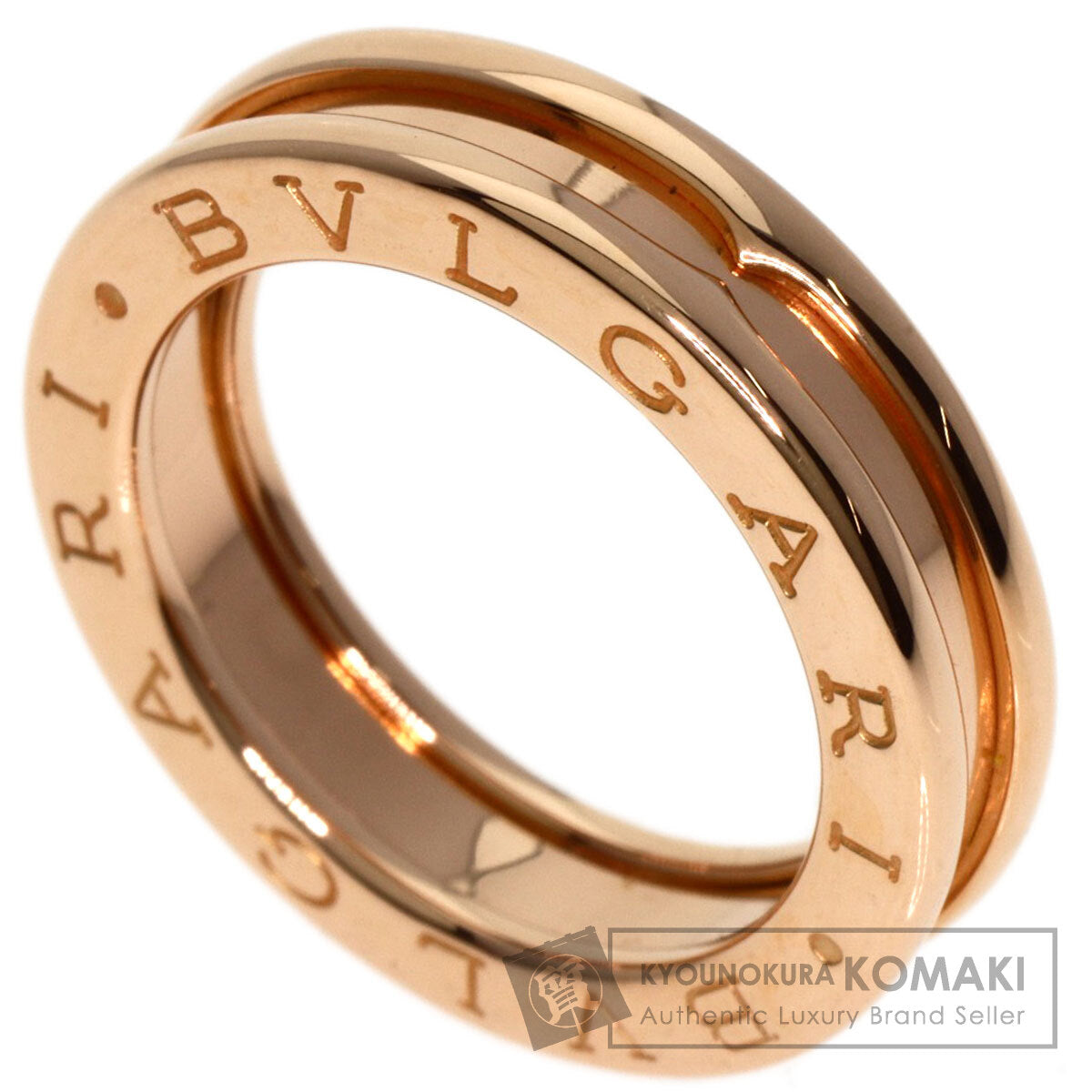 BVLGARI B.zero1 1 band #49 Ring K18 Pink Gold Ladies [Used]