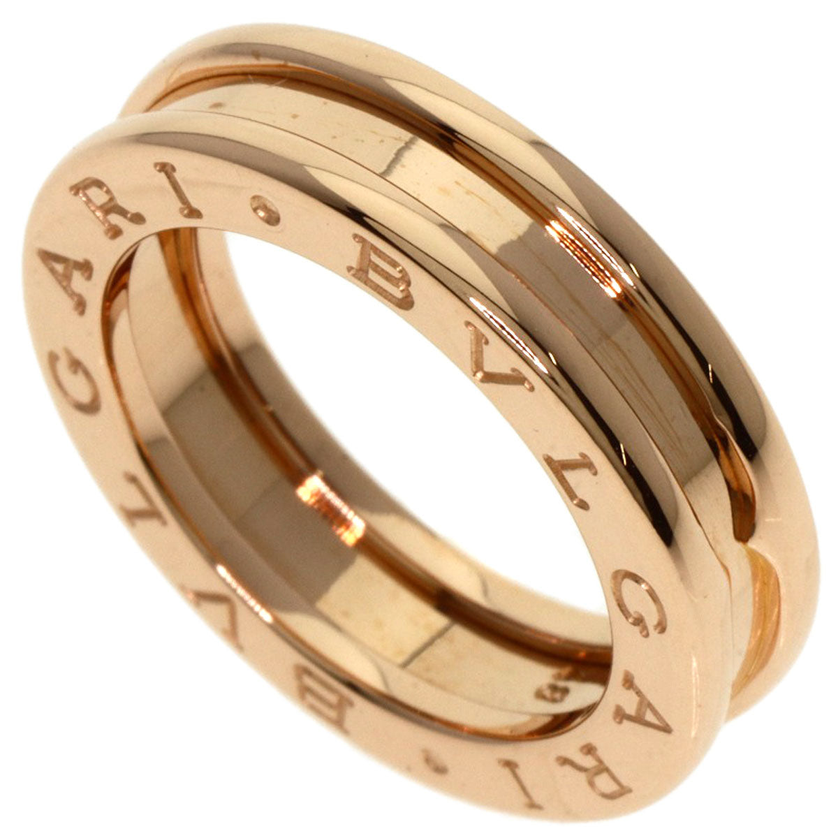 BVLGARI B-zero1 B-Cello One XS 1 Band #48 Ring K18 Pink Gold Ladies [Used]