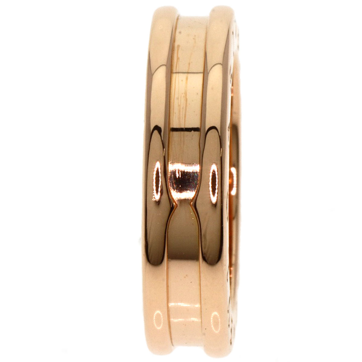 BVLGARI B-zero1 B-Cello One XS 1 Band #48 Ring K18 Pink Gold Ladies [Used]