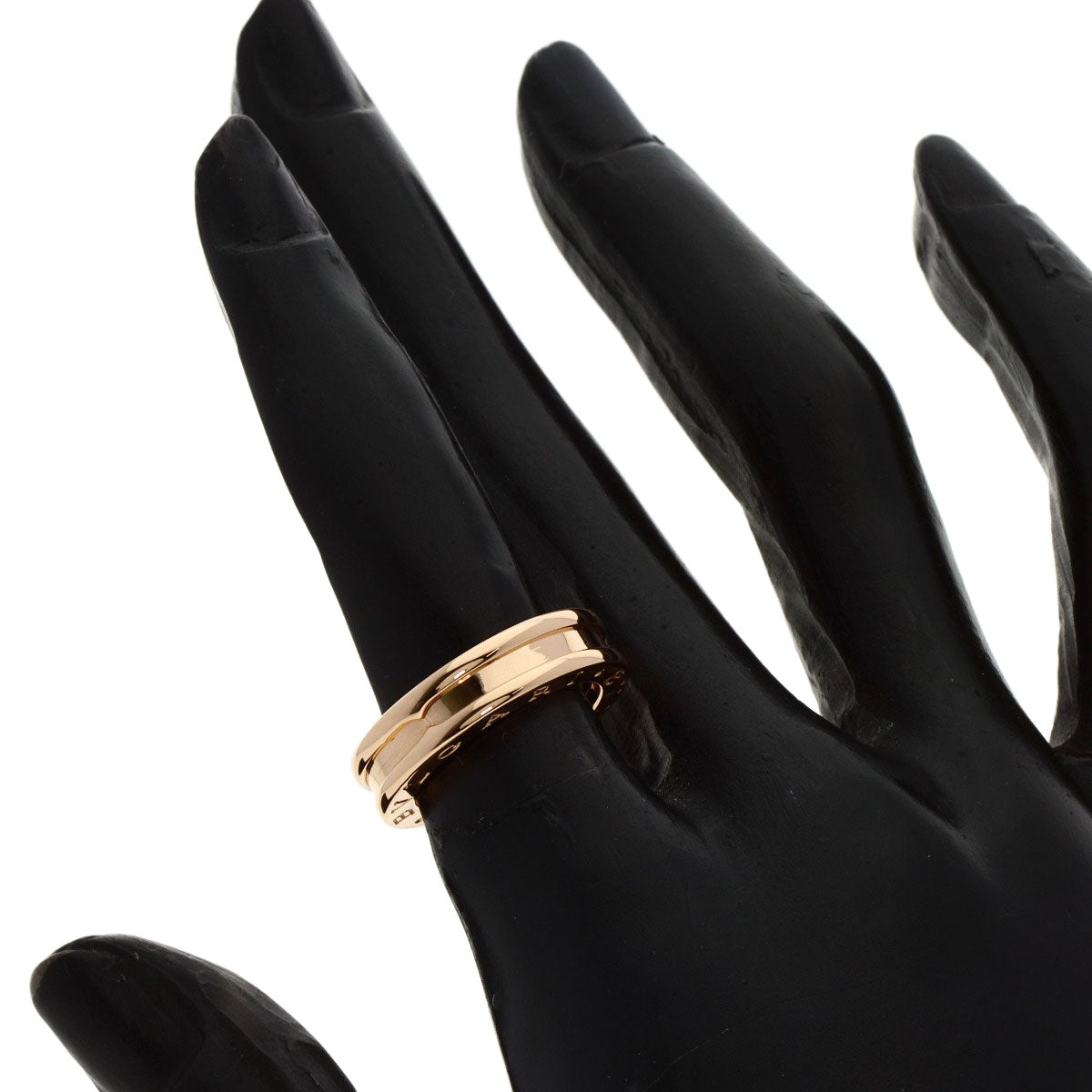 BVLGARI B-zero1 B-Cello One XS 1 Band #48 Ring K18 Pink Gold Ladies [Used]