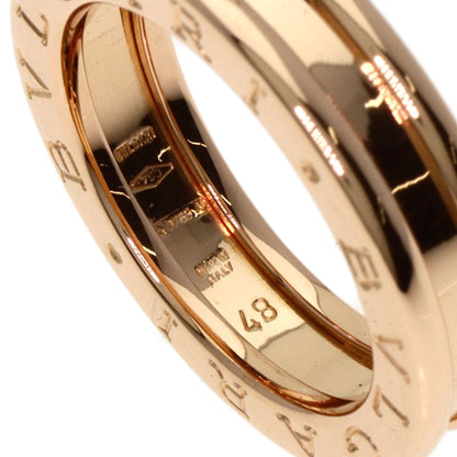 BVLGARI B.zero1 1 band #48 Ring K18 Pink Gold Ladies [Used]