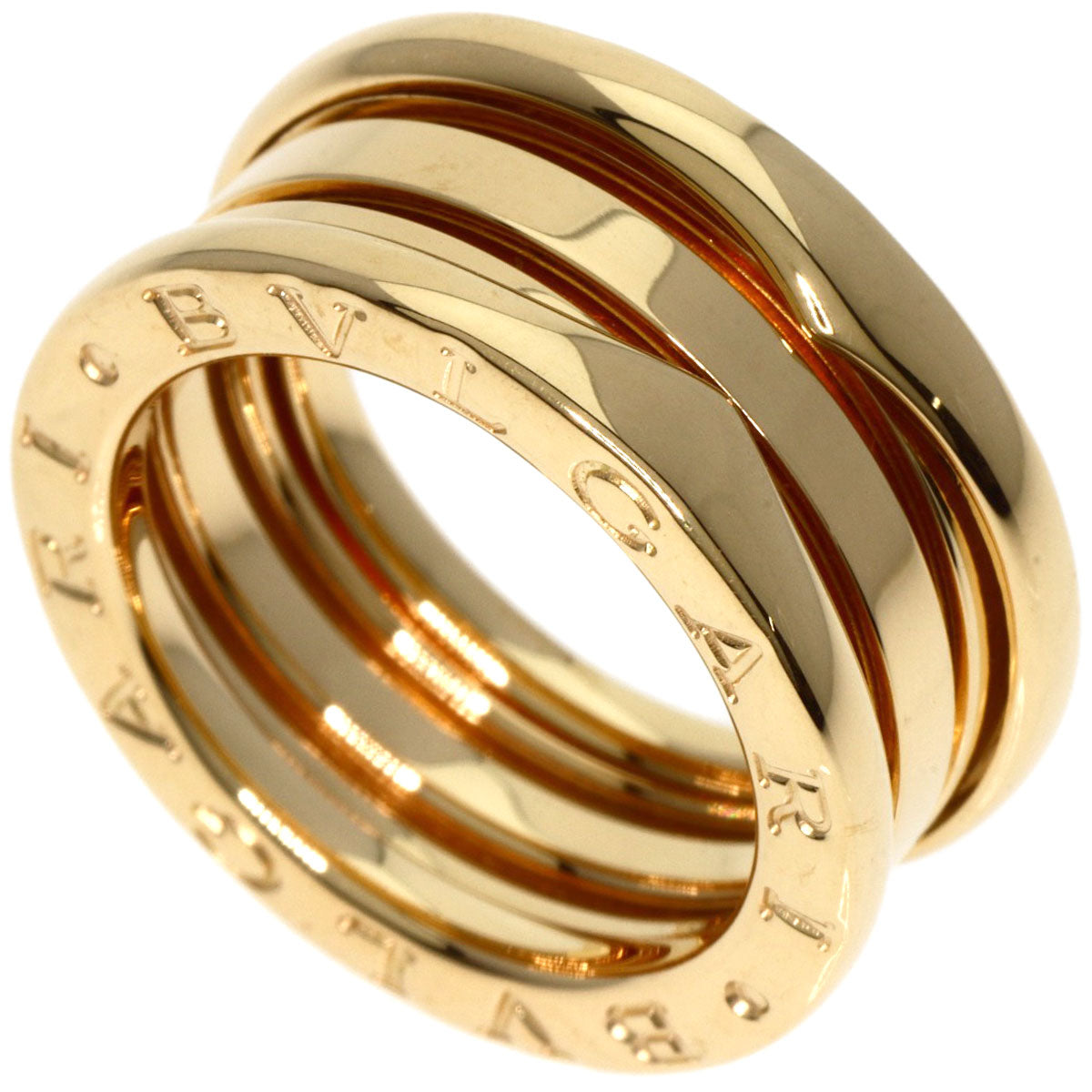 BVLGARI   Ring B.zero1 2 Band #48 K18 Yellow Gold Ladies