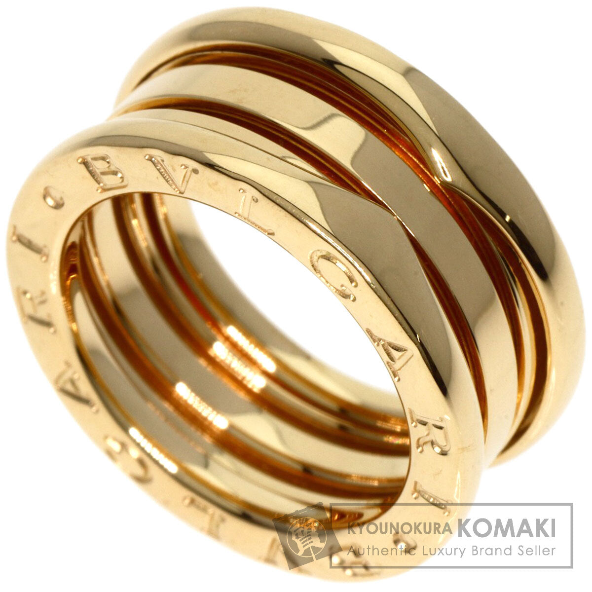 BVLGARI   Ring B.zero1 2 Band #48 K18 Yellow Gold Ladies