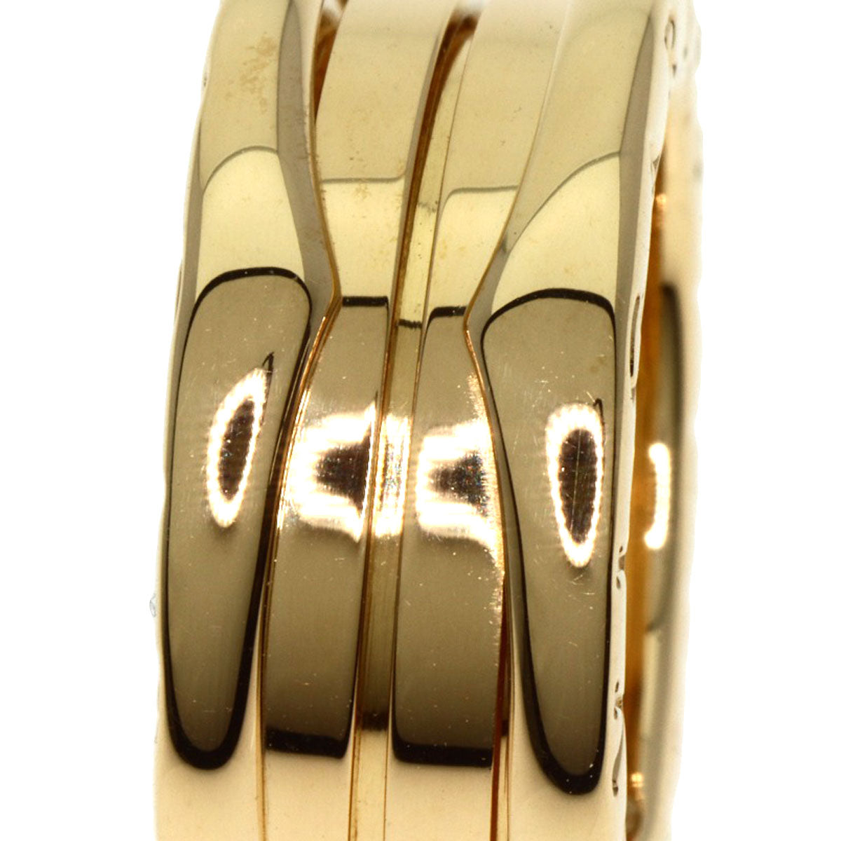 BVLGARI   Ring B.zero1 2 Band #48 K18 Yellow Gold Ladies