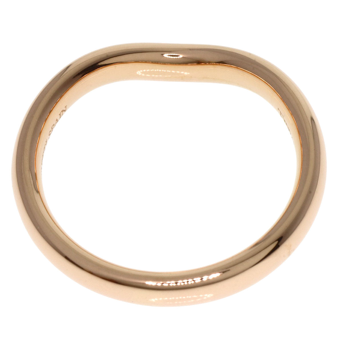 TIFFANY&Co.   Ring Curved bundling K18 Pink Gold Ladies