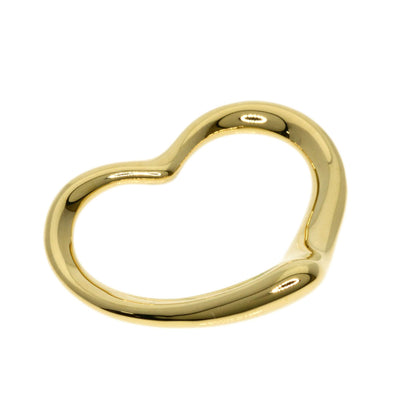 TIFFANY&Co. Open heart Pendant top K18 Yellow Gold Ladies [Used]