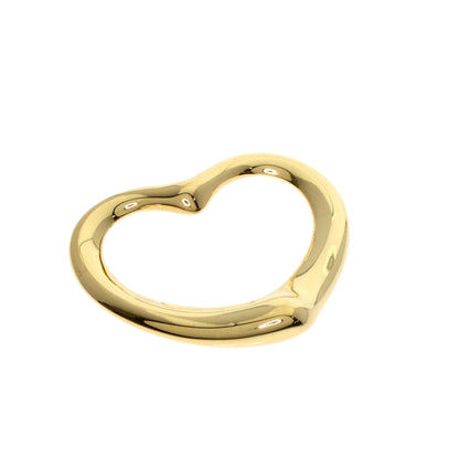 TIFFANY&Co.   Open heart Pendant top  K18 Yellow Gold Ladies [Used]