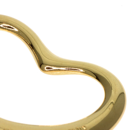 TIFFANY&Co.   Open heart Pendant top  K18 Yellow Gold Ladies [Used]