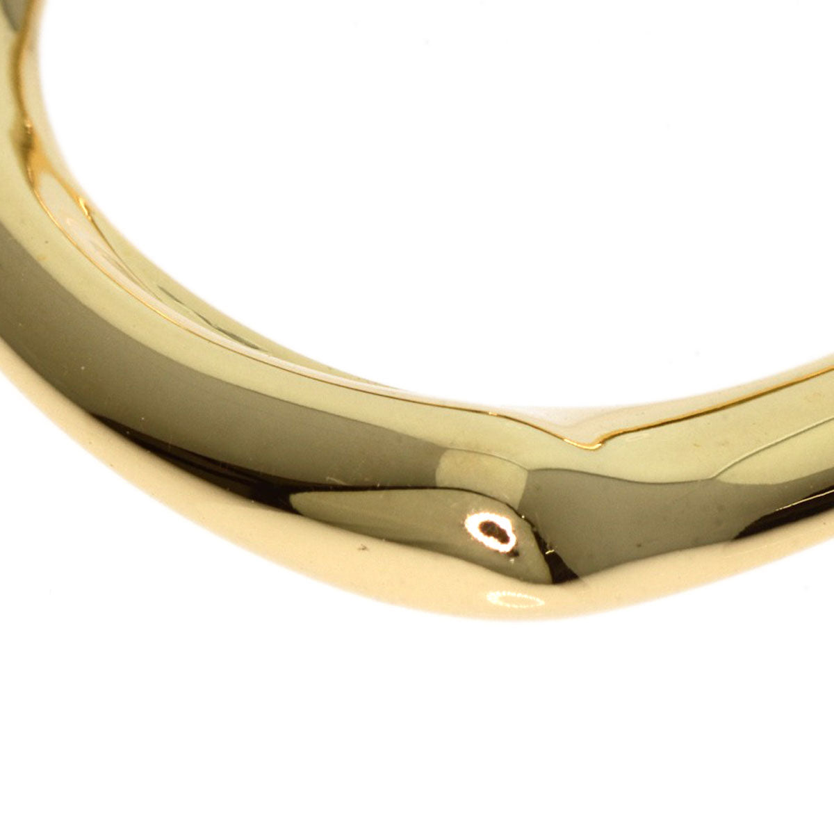 TIFFANY&Co.   Open heart Pendant top  K18 Yellow Gold Ladies [Used]