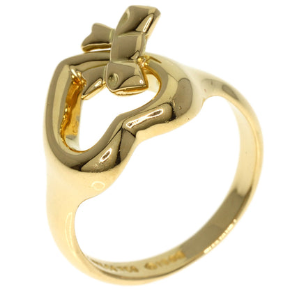 TIFFANY&Co.   Ring Heart ribbon K18 Yellow Gold Ladies