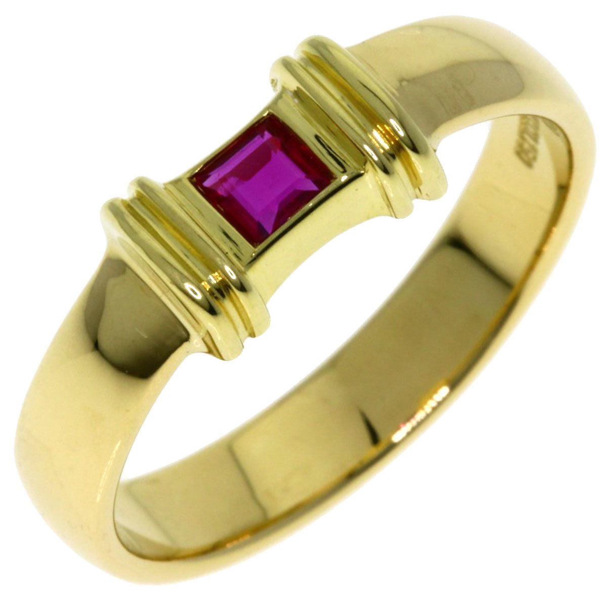 TIFFANY&Co.   Ring Stacking Ruby K18 Yellow Gold Ladies