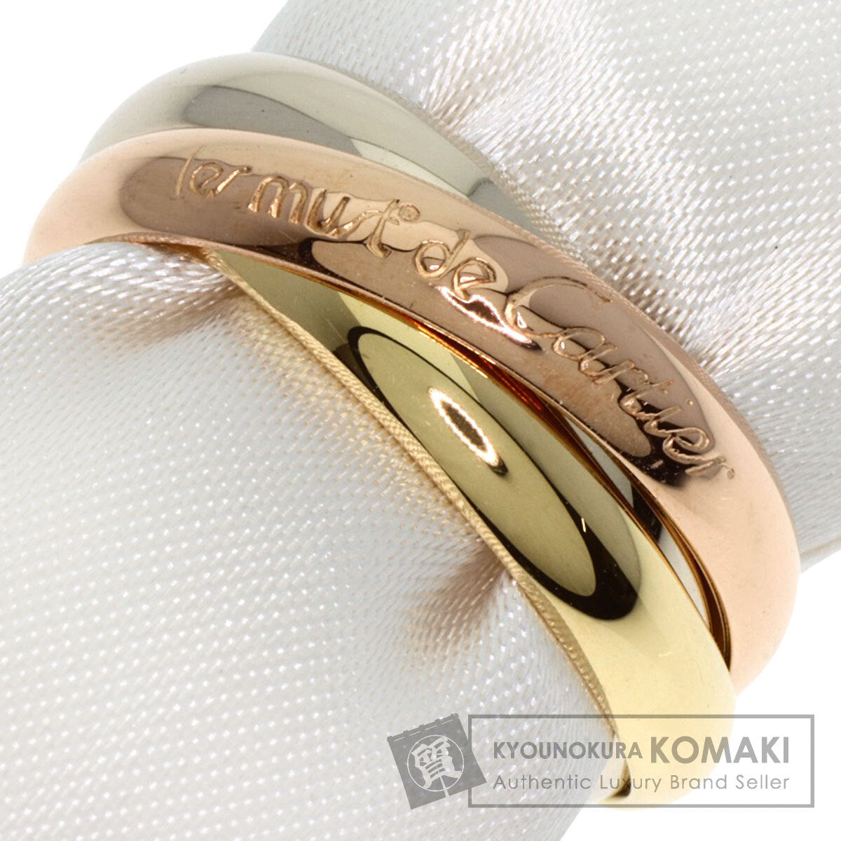 CARTIER   Ring Trinity #55 K18 Yellow Gold K18 White GoldLadies