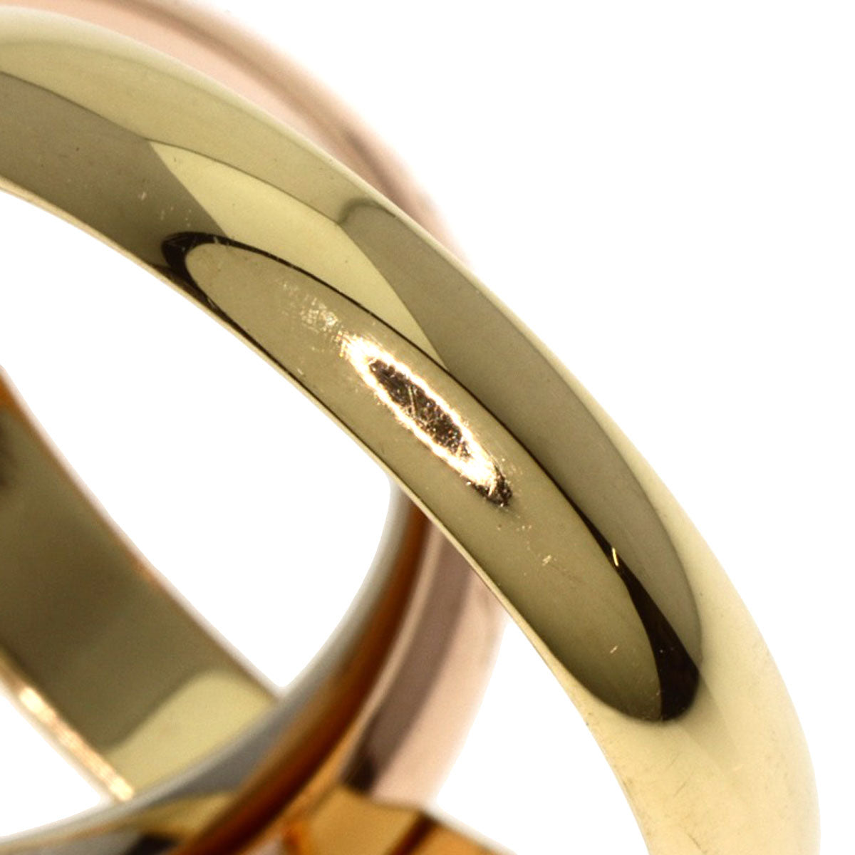 CARTIER   Ring Trinity #55 K18 Yellow Gold K18 White GoldLadies