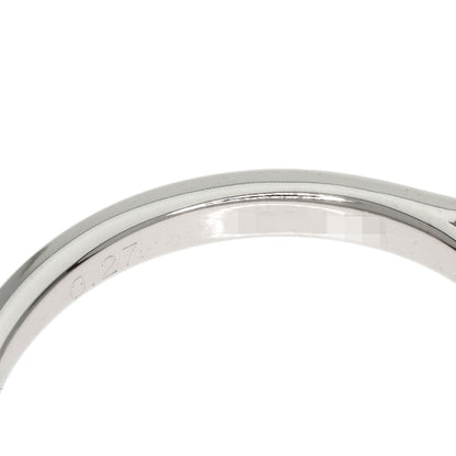 CARTIER   Ring Solitaire Diamond # 48 Platinum PT950 Ladies