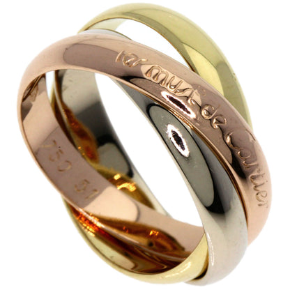 CARTIER Trinity #51 Ring K18 Yellow Gold K18 White GoldLadies [Used]