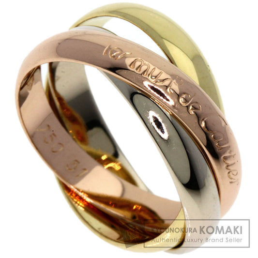 CARTIER Trinity #51 Ring K18 Yellow Gold K18 White GoldLadies [Used]