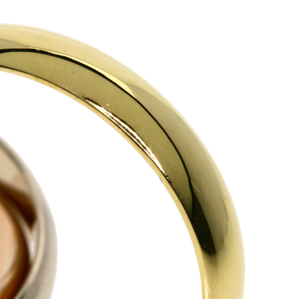 CARTIER Trinity #51 Ring K18 Yellow Gold K18 White GoldLadies [Used]