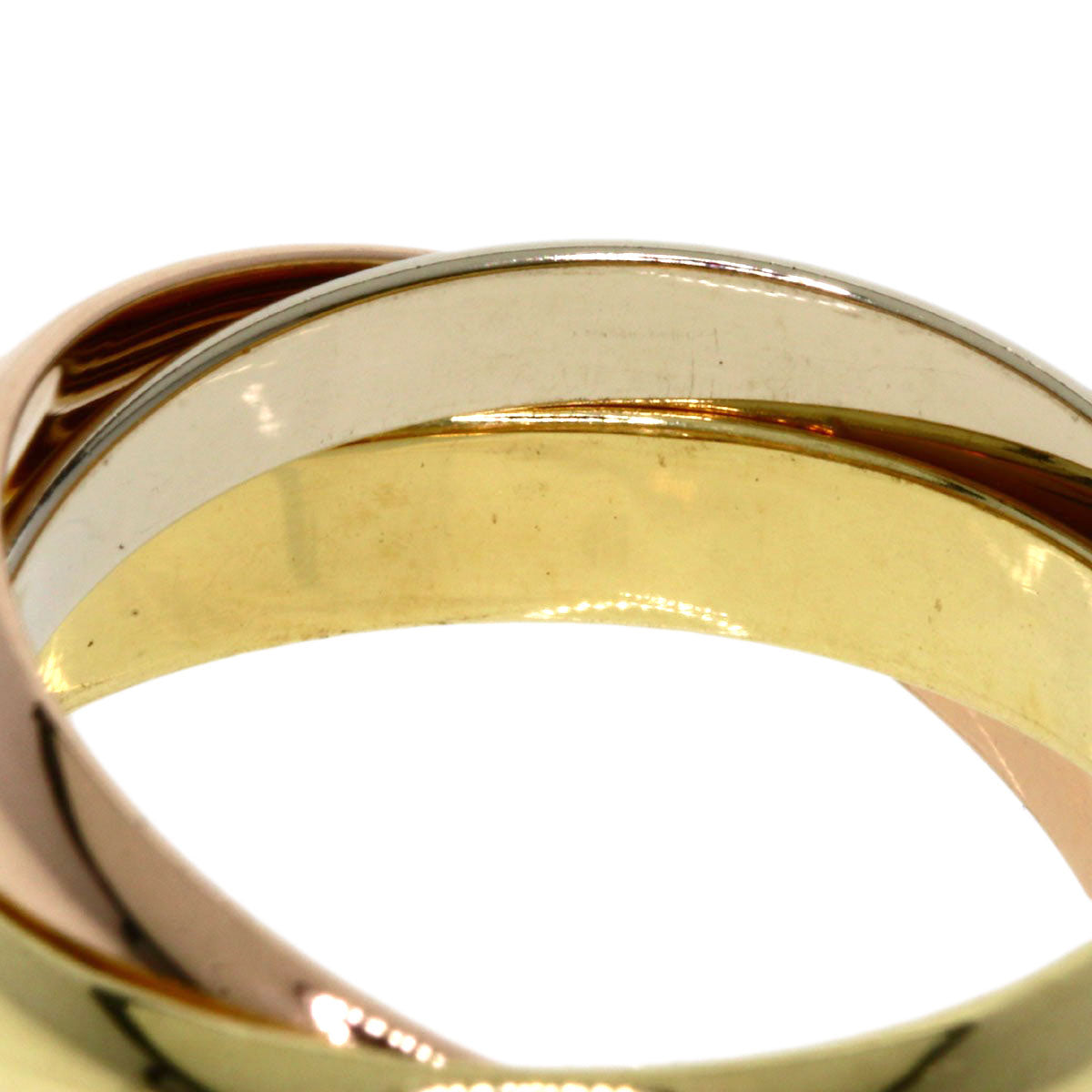 CARTIER Trinity #51 Ring K18 Yellow Gold K18 White GoldLadies [Used]