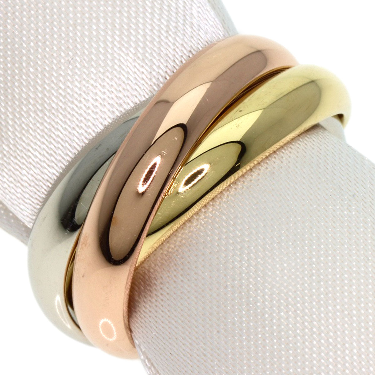 CARTIER   Ring Trinity LM #50 K18 Yellow Gold K18 White GoldLadies